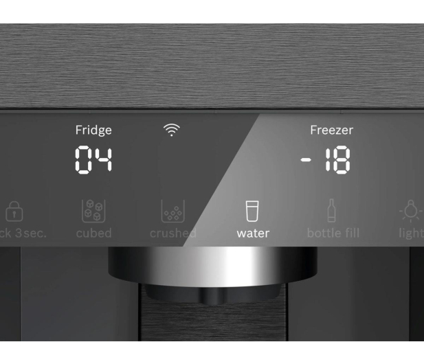 Lodówka Bosch KFI96AXEA Multidoor No Frost 183cm Czarna Stal Szczotkowana Dystrybutor Kostkarka WiFi 574L - 1516164 - zdjęcie 3